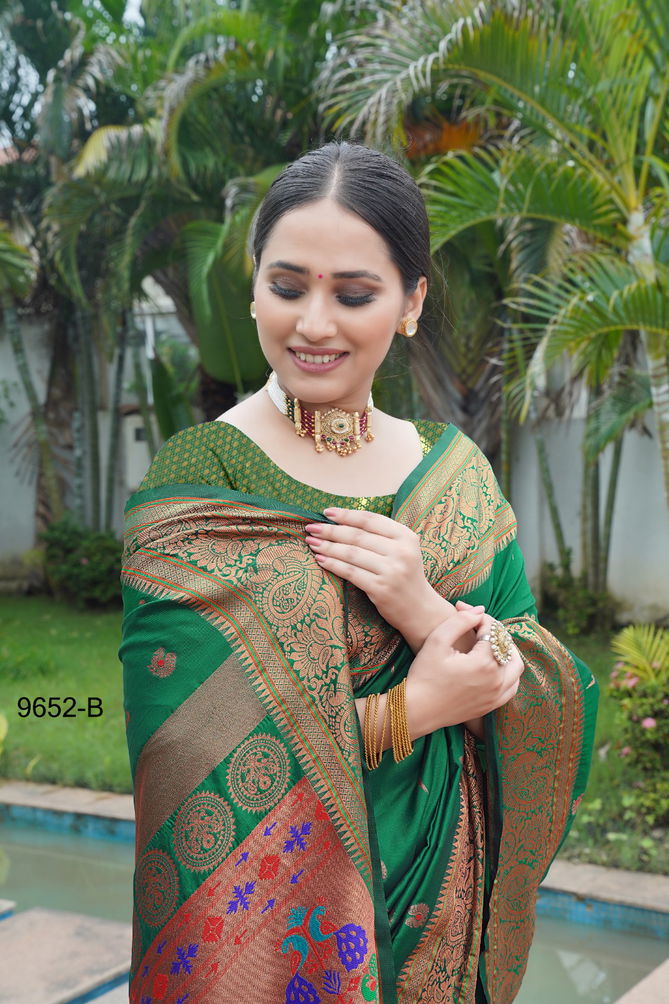 Pethani 9652 By SRC Silk Designer Wedding Sarees Wholesale Shop In Surat